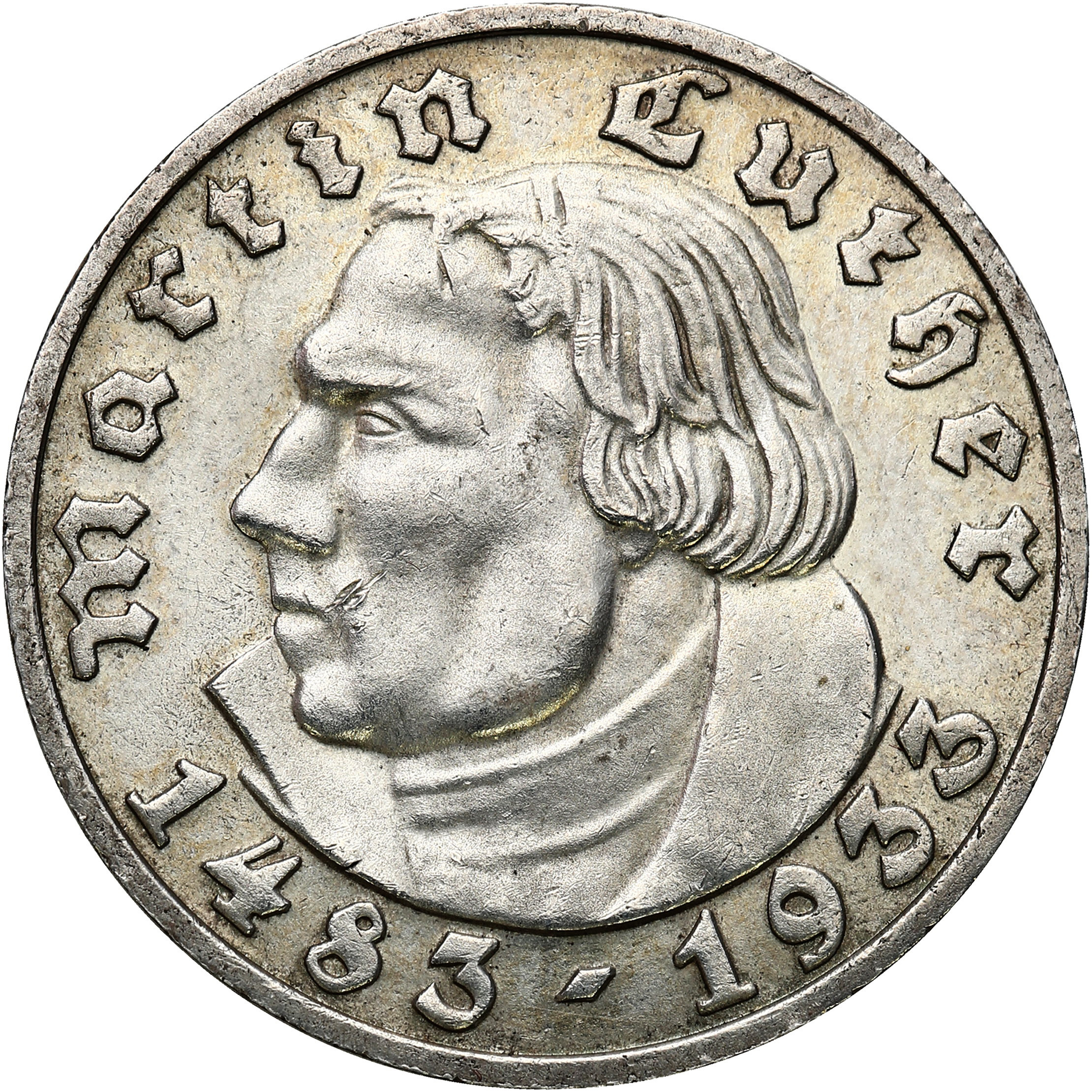 Niemcy. III Rzesza, 5 marek 1933 D - Luther